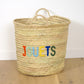 Panier en feuilles de palmier - jouets