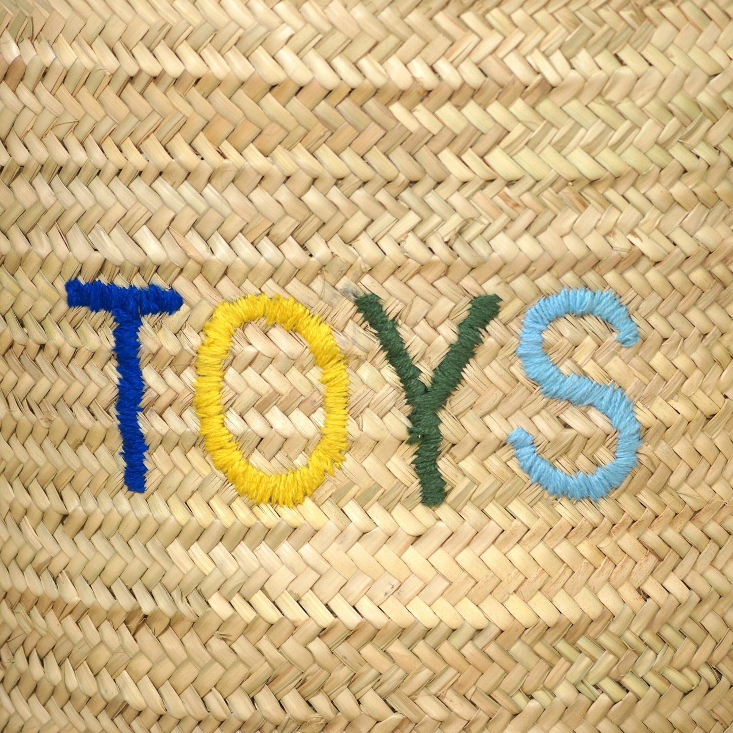 Panier en feuilles de palmier - toys