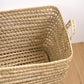 Panier de rangement en feuilles de palmier 60cm