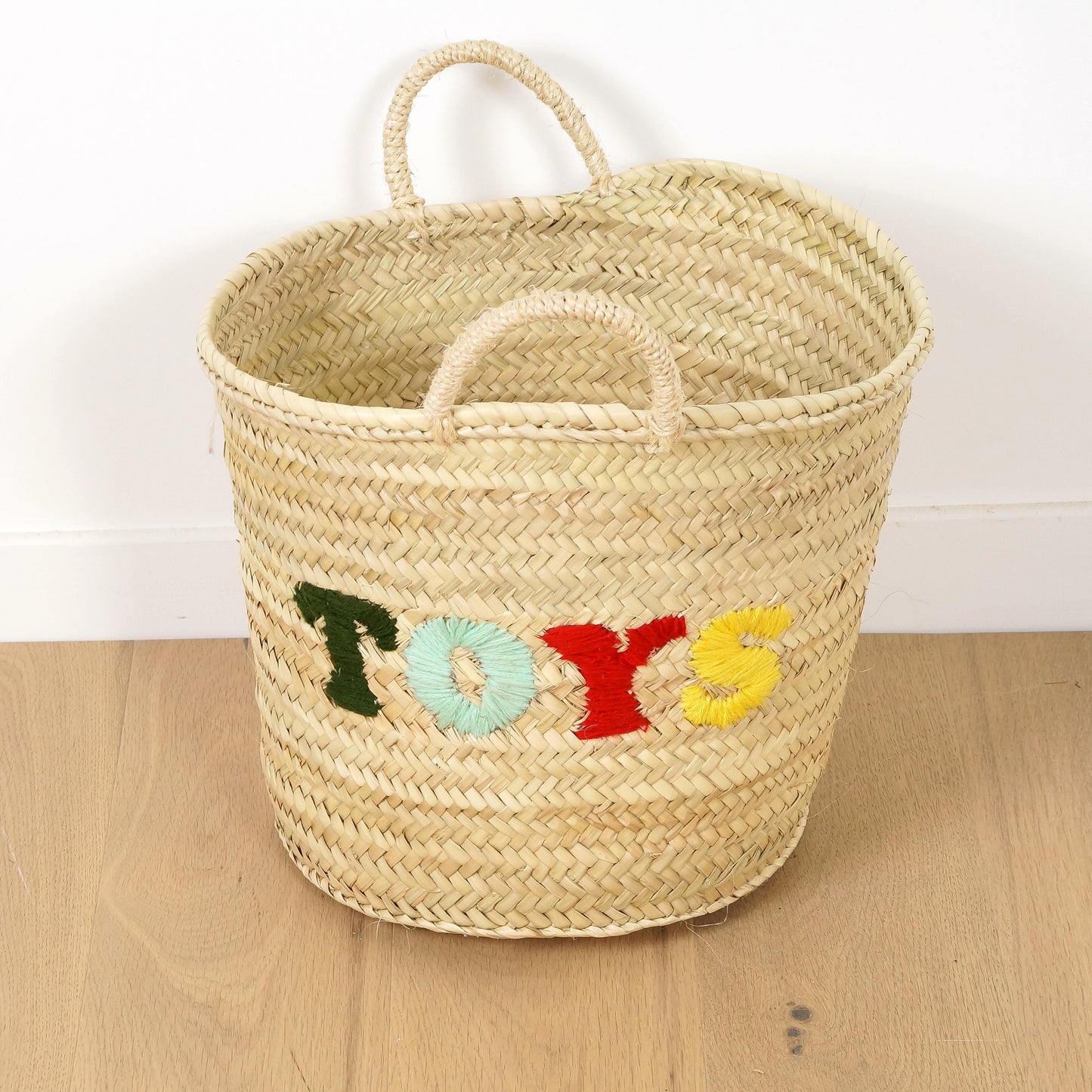 Panier en feuilles de palmier - toys