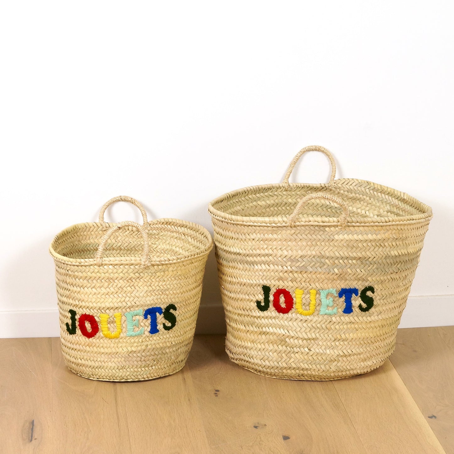 Panier en feuilles de palmier - jouets