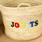 Panier en feuilles de palmier - jouets