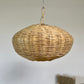 Suspension boule en roseau