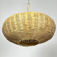 Suspension boule en roseau
