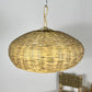 Suspension boule en roseau