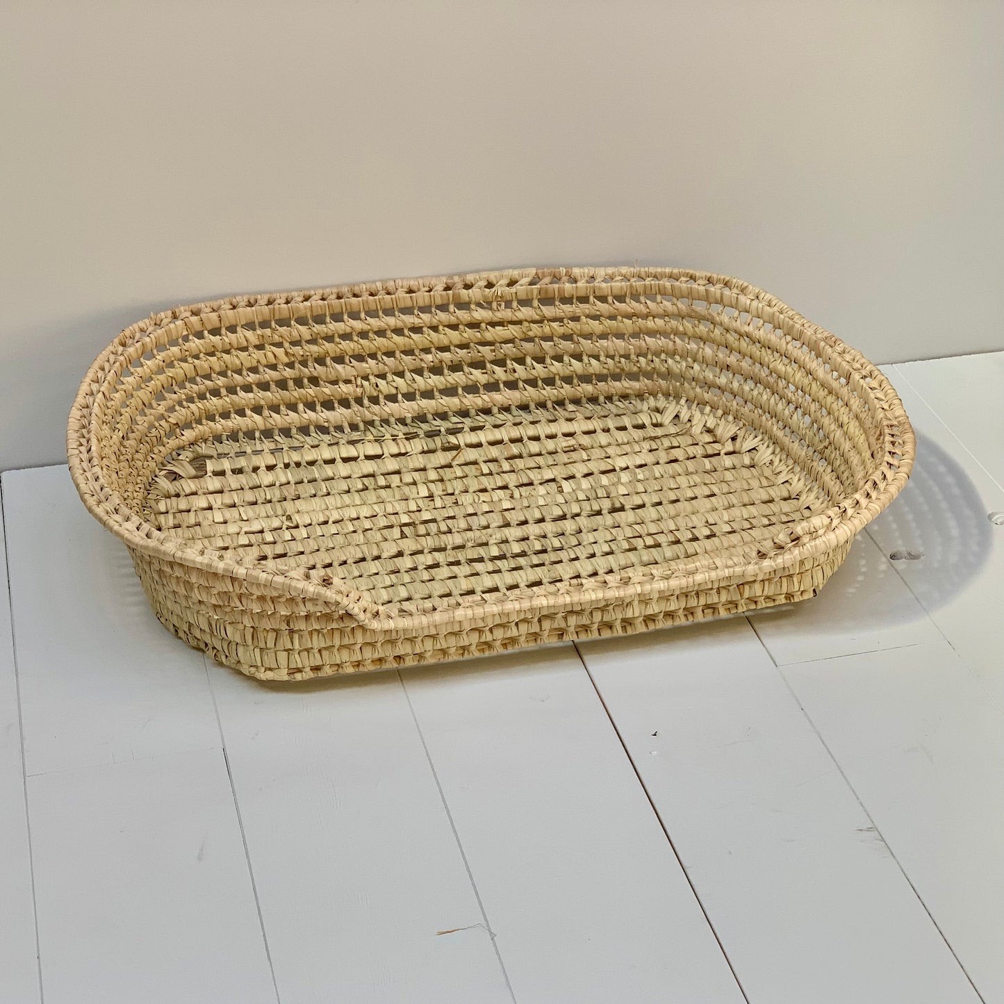 Panier pour chat ou chien en feuilles de palmier