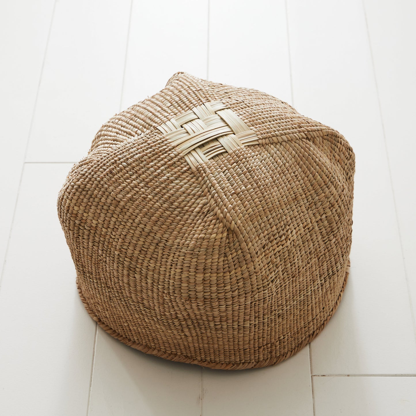 Panier tressé en sisal